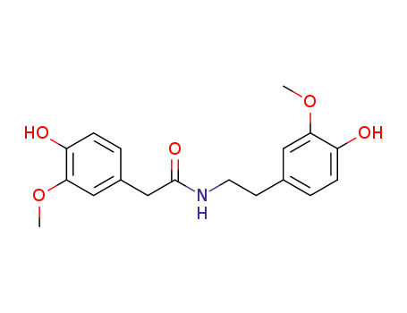 (4'-hydroxy-3'-methoxyphenyl)-N-<2-(4-hydroxy-3-methoxyphenyl)ethyl>acetamide