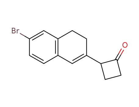 2-(2-cyclobutanonyl)-6-bromo-3,4-dihydronaphthalene