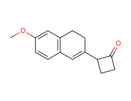 2-(2-cyclobutanonyl)-6-methoxy-3,4-dihydronaphthalene