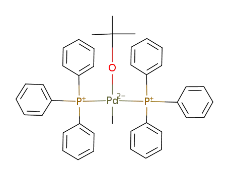bis(triphenylphosphine)-t-butoxy(methyl)palladium