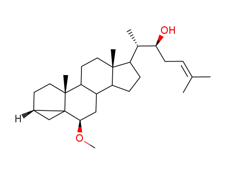 (22S)-22-Hydroxy-6β-methoxy-3α,5α-cyclocholest-24-ene