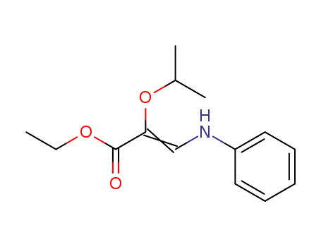(Z)-2-Isopropoxy-3-phenylamino-acrylic acid ethyl ester