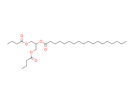 Octadecanoic acid, 2-(1-oxobutoxy)-1-[(1-oxobutoxy)methyl]ethyl ester
