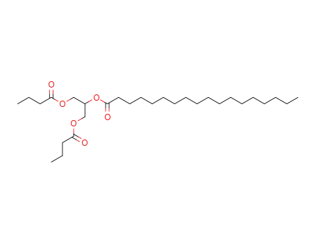 Octadecanoic acid, 2-(1-oxobutoxy)-1-[(1-oxobutoxy)methyl]ethyl ester