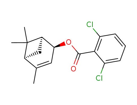 (+)-(1S)-<(1α,2β,5α)-4,6,6-trimethylbicyclo<3.1.1>hept-3-en-2-yl> 2,6-dichlorobenzoate