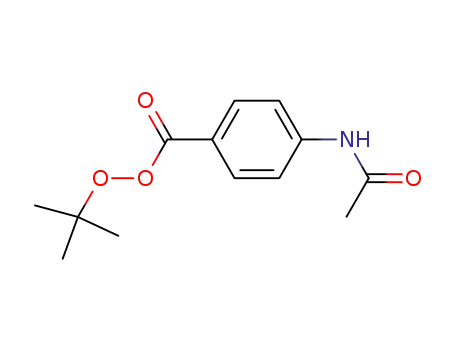 Molecular Structure of 93915-79-8 (Benzenecarboperoxoic acid, 4-(acetylamino)-, 1,1-dimethylethyl ester)