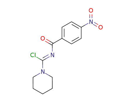 N-[1-Chloro-1-piperidin-1-yl-meth-(Z)-ylidene]-4-nitro-benzamide