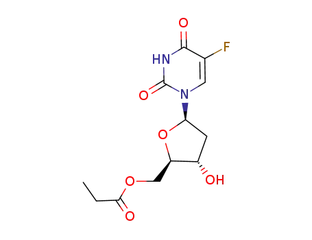 Propionic acid (2R,3S,5R)-5-(5-fluoro-2,4-dioxo-3,4-dihydro-2H-pyrimidin-1-yl)-3-hydroxy-tetrahydro-furan-2-ylmethyl ester