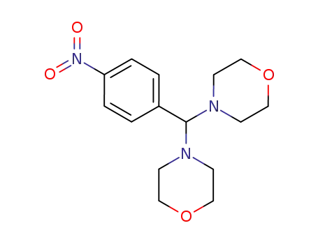 Molecular Structure of 6425-11-2 (4,4'-(4-Nitrobenzylidene)dimorpholine)