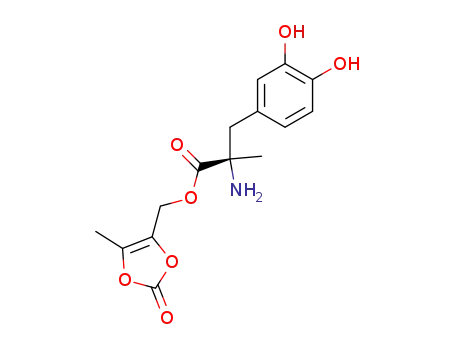 (5-methyl-2-oxo-1,3-dioxol-4-yl)methyl (S)-3-hydroxy-α-methyltyrosinate