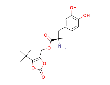 (5-tert-butyl-2-oxo-1,3-dioxol-4-yl)methyl (S)-3-hydroxy-α-methyltyrosinate