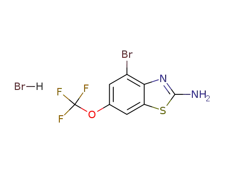 2-amino-4-bromo-6-trifluoromethoxy-benzothiazole hydrobromide