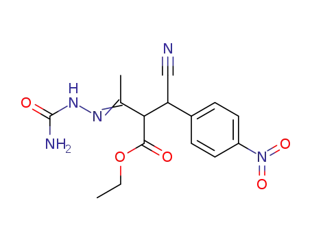 Ethyl 2-(α-cyano-4-nitrobenzyl)acetoacetate aminocarbonylhydrazone