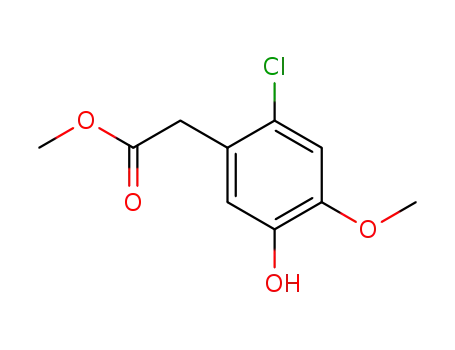 (2-Chloro-5-hydroxy-4-methoxy-phenyl)-acetic acid methyl ester
