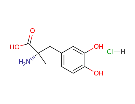 (S)-2-amino-3-(3,4-dihydroxyphenyl)-2-methylpropanoic acid hydrochloride