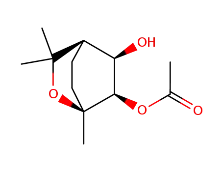 Acetic acid (1S,4R,5R,6R)-5-hydroxy-1,3,3-trimethyl-2-oxa-bicyclo[2.2.2]oct-6-yl ester