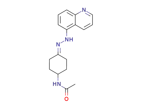 N-[4-(Quinolin-5-yl-hydrazono)-cyclohexyl]-acetamide