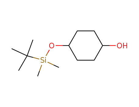 Molecular Structure of 126931-29-1 (4-(tert-Butyl-dimethyl-silanyloxy)-cyclohexanol)