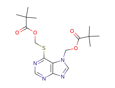2,2-Dimethyl-propionic acid 6-(2,2-dimethyl-propionyloxymethylsulfanyl)-purin-7-ylmethyl ester