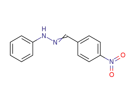 Molecular Structure of 2829-27-8 (4-nitrobenzaldehyde phenylhydrazone)
