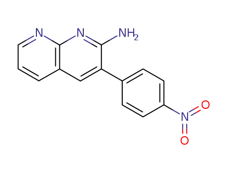 2-amino-3-(p-nitrophenyl)-1,8-naphthyridine