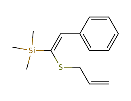 ((Z)-1-Allylsulfanyl-2-phenyl-vinyl)-trimethyl-silane