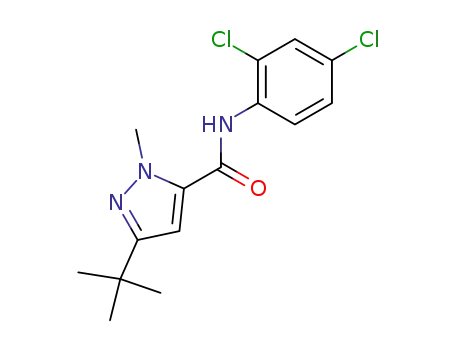 5-tert-Butyl-2-methyl-2H-pyrazole-3-carboxylic acid (2,4-dichloro-phenyl)-amide