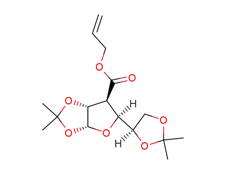 (3aR,5S,6S,6aR)-5-((R)-2,2-Dimethyl-[1,3]dioxolan-4-yl)-2,2-dimethyl-tetrahydro-furo[2,3-d][1,3]dioxole-6-carboxylic acid allyl ester