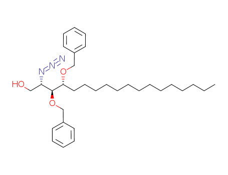 1-Octadecanol, 2-azido-3,4-bis(phenylmethoxy)-, (2S,3S,4R)-