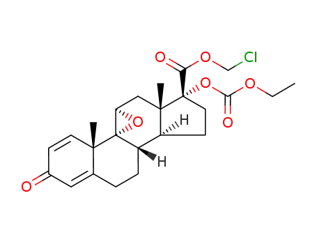 chloromethyl 9,11α-epoxy-17α-ethoxycarbonyloxy-3-oxoandrosta-1,4-diene-17β-carboxylate