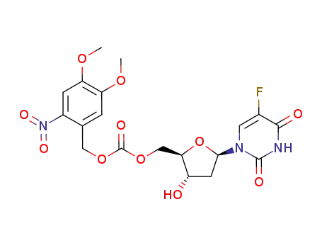 Carbonic acid 4,5-dimethoxy-2-nitro-benzyl ester (2R,3S,5R)-5-(5-fluoro-2,4-dioxo-3,4-dihydro-2H-pyrimidin-1-yl)-3-hydroxy-tetrahydro-furan-2-ylmethyl ester
