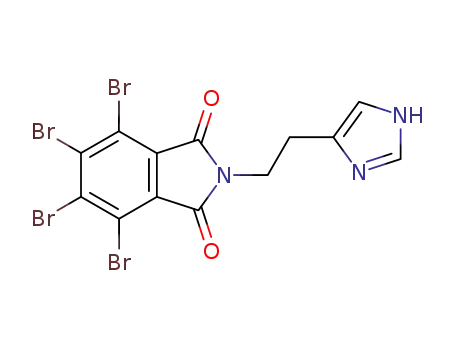 4,5,6,7-tetrabromo-2-[2-(1H-imidazol-4-yl)-ethyl]-isoindole-1,3-dione