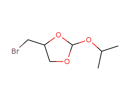 trans 4-(bromomethyl)-2-isopropoxy-1,3-dioxolane