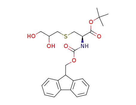 N-fluorenylmethoxycarbonyl-S-[2,3-dihydroxy-(2RS)-propyl]-(R)-cysteine tert-butyl ester