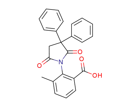 2-(2,5-dioxo-3,3-diphenylpyrrolidin-1-yl)-3-methylbenzoic acid