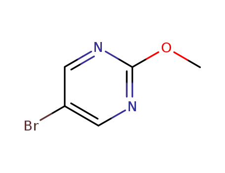 Molecular Structure of 14001-66-2 (5-Bromo-2-methoxypyrimidine)