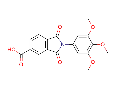 [2-(3,4,5-trimethoxy)phenyl]-1,3-dioxo-2,3-dihydro-1H-isoindole-5-carboxylic acid