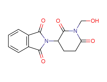 Molecular Structure of 145945-21-7 (1H-Isoindole-1,3(2H)-dione,
2-[1-(hydroxymethyl)-2,6-dioxo-3-piperidinyl]-)