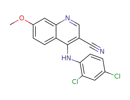 4-((2,4-dichlorophenyl)amino)-7-methoxyquinoline-3-carbonitrile