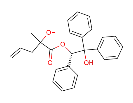 2-Hydroxy-2-methyl-pent-4-enoic acid (S)-2-hydroxy-1,2,2-triphenyl-ethyl ester