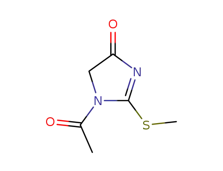 1-acetyl-2-methylsulfanyl-4-imidazolidinone