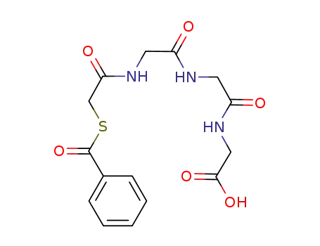benzoylmercaptoacetylglycylglycylglycine