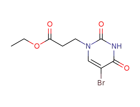 3-(5-bromo-2,4-dioxo-3,4-dihydro-2H-pyrimidin-1-yl)propionic acid ethyl ester
