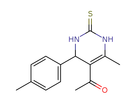 1-[6-methyl-4-(4-methylphenyl)-2-thioxo-1,2,3,4-tetrahydro-5-pyrimidinyl]-1-ethanone