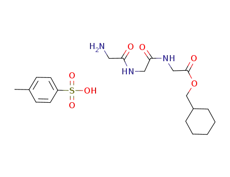[2-(2-amino-acetylamino)-acetylamino]-acetic acid cyclohexylmethyl ester; compound with toluene-4-sulfonic acid