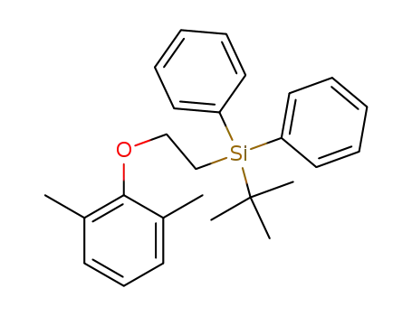 Molecular Structure of 845786-38-1 (Silane, (1,1-dimethylethyl)[2-(2,6-dimethylphenoxy)ethyl]diphenyl-)