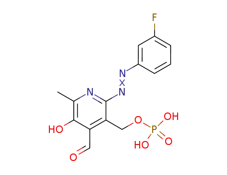 6-(3-fluorophenylazo)pyridoxal-5'-phosphate