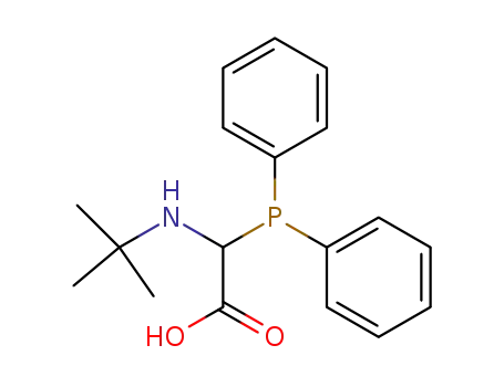 Molecular Structure of 843664-57-3 (Acetic acid, [(1,1-dimethylethyl)amino](diphenylphosphino)-)