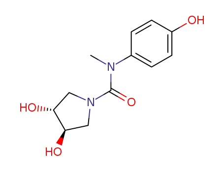 (3R,4R)-3,4-Dihydroxy-pyrrolidine-1-carboxylic acid (4-hydroxy-phenyl)-methyl-amide