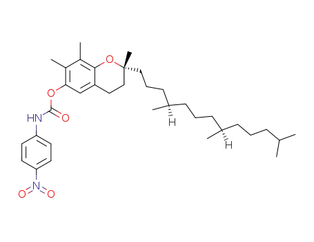 (2R,4'R,8'R)-O-(4-Nitro-phenylcarbamoyl)-γ-tocopherol